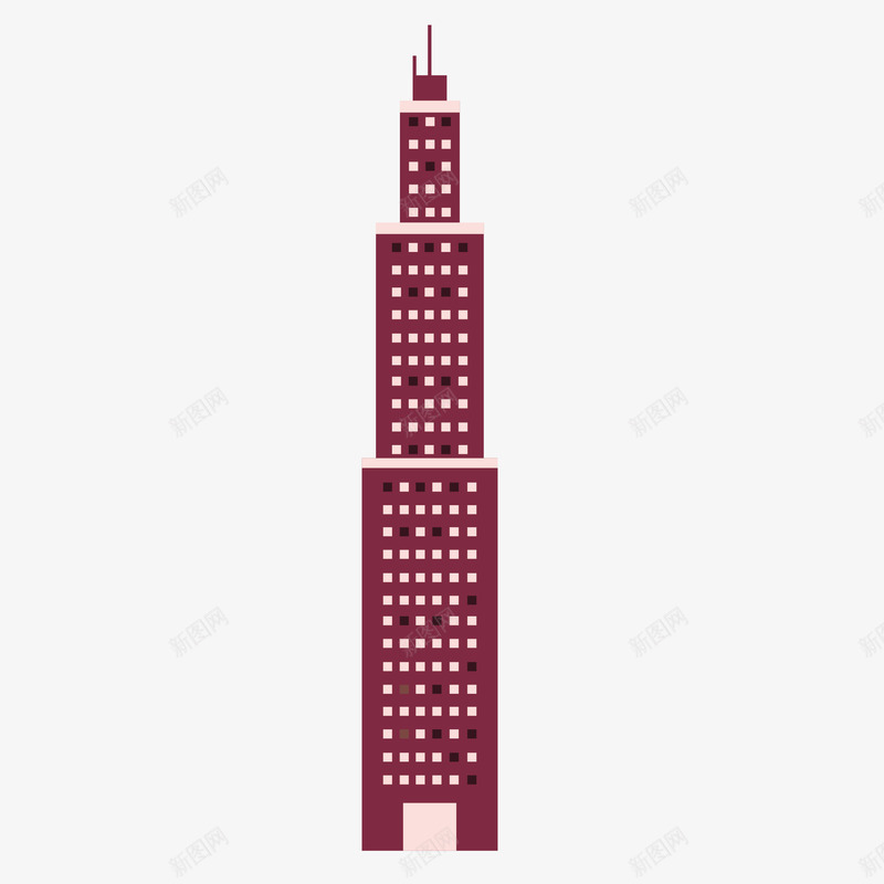 亮着灯的卡通高楼图案png免抠素材_新图网 https://ixintu.com 亮灯 卡通 建筑 手绘图 楼房 砖瓦 窗户 高楼