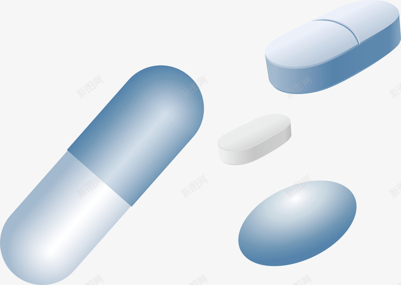 白色药物胶囊png免抠素材_新图网 https://ixintu.com 医疗用品 白色光晕 白色胶囊 药丸胶囊 药物胶囊 蓝色药丸