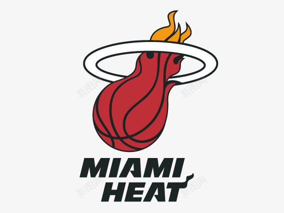 MiamiHeatpng免抠素材_新图网 https://ixintu.com Heat Miami NBA标志 NBA球队队徽 迈阿密热火队徽