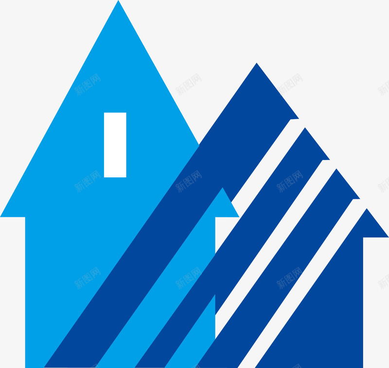 卡通蓝色房子图标png_新图网 https://ixintu.com logo图 住房 别墅 地产 建筑 房产logo 房产地标 房产标志 房地产 房地产图标 房地产图标矢量图 房子