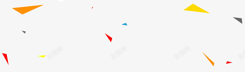 不规则的几何图形png免抠素材_新图网 https://ixintu.com 不规则 几何 双十二元素 多彩 散开效果