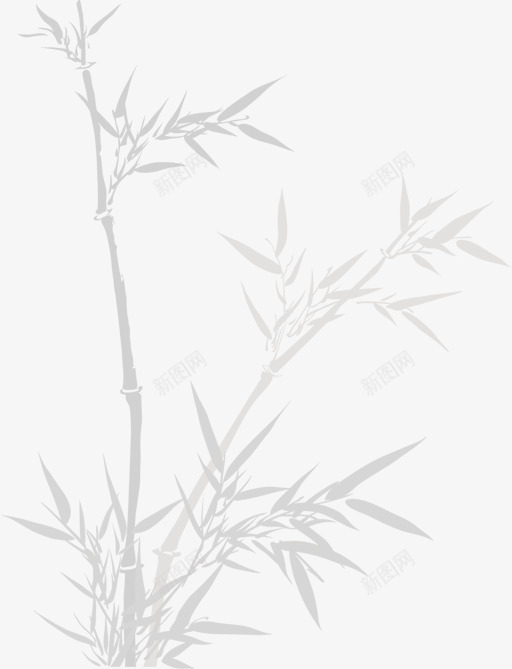 端午节水墨画竹叶竹子png免抠素材_新图网 https://ixintu.com 水墨画 端午节 竹叶 竹子
