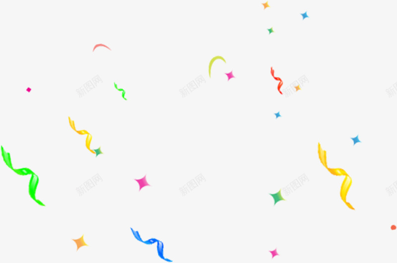 活动创意漂浮多种元素彩带png免抠素材_新图网 https://ixintu.com 元素 创意 多种 彩带 活动 漂浮