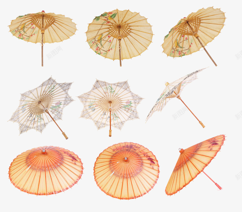 古式诗意油伞png免抠素材_新图网 https://ixintu.com 伞 复古 美丽 诗意 雨伞