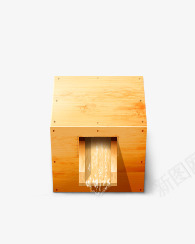 木盒子png免抠素材_新图网 https://ixintu.com 木盒子 木质 模型 立体 箱子
