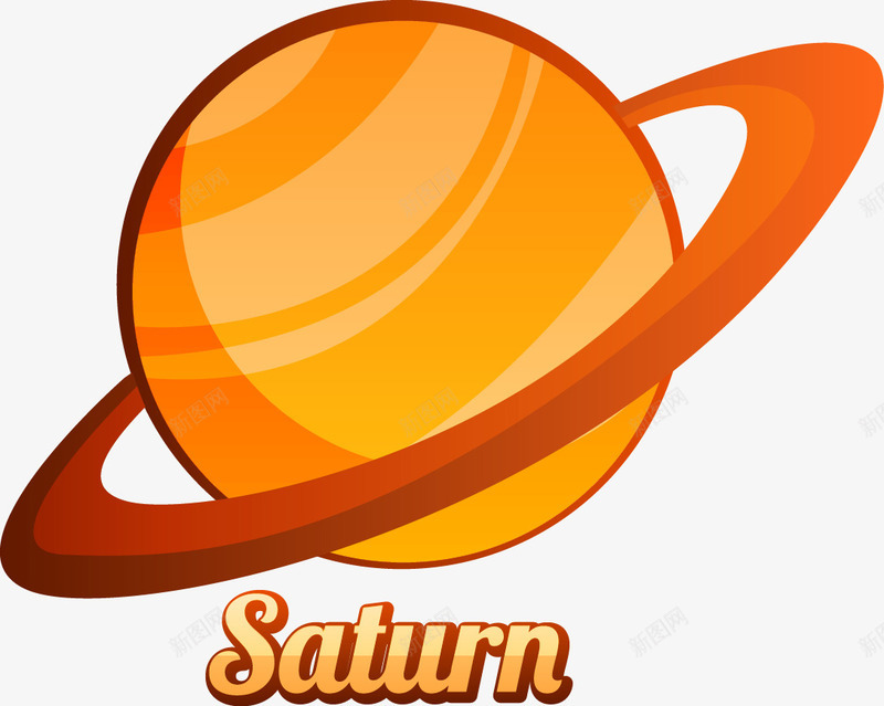 卡通星系星球png免抠素材_新图网 https://ixintu.com 卡通 星球 星系