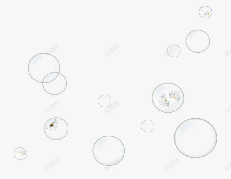 阳光下的泡沫png免抠素材_新图网 https://ixintu.com 泡沫 简约 绚丽 阳光