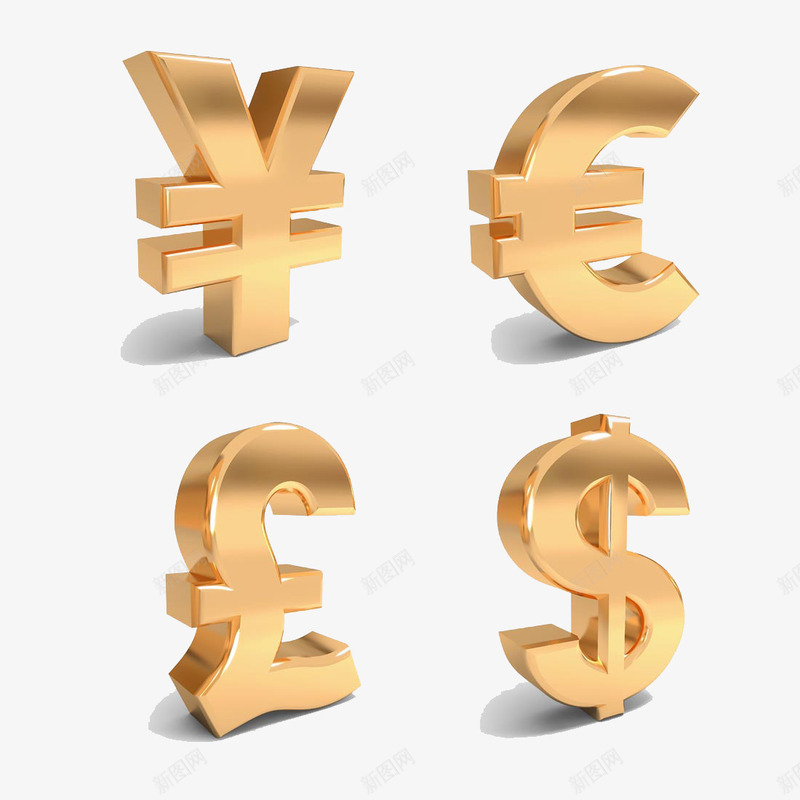 美元欧元货币符号图标png_新图网 https://ixintu.com 人民币 商务金融 欧元 符号 美元 货币交易 金融 金融货币 金钱 钱币