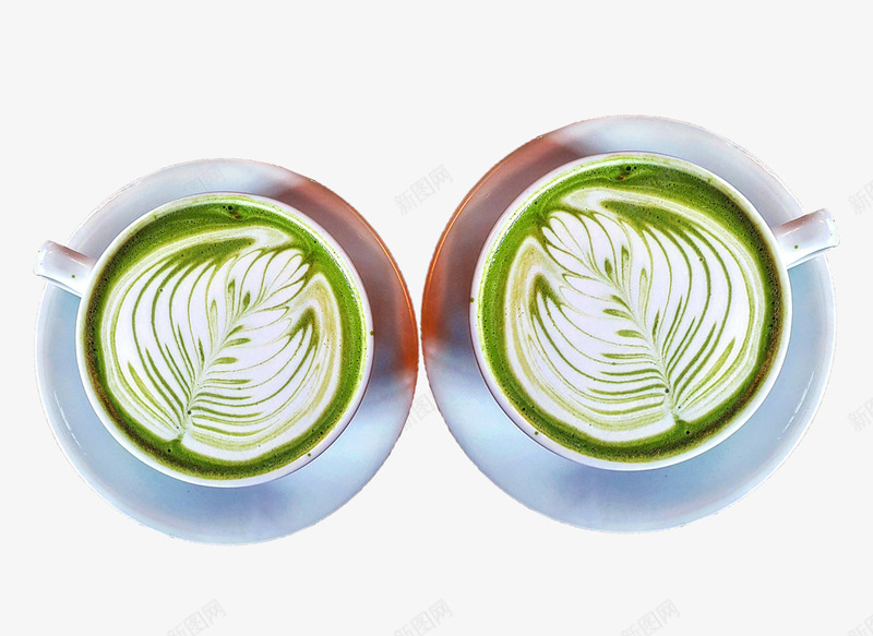 抹茶叶子咖啡拉花psd免抠素材_新图网 https://ixintu.com 产品实物 叶子 咖啡 咖啡拉花 奶沫 抹茶 拉花 杯子 花式咖啡 食物 餐饮 饮品
