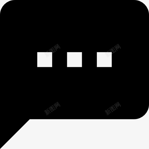 短信语音泡沫图标png_新图网 https://ixintu.com 接口 消息 短信的泡沫 语音聊天