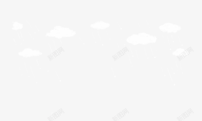 卡通云朵雨滴png免抠素材_新图网 https://ixintu.com 云朵 卡通 雨滴