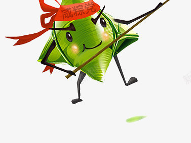 端午节卡通粽子png免抠素材_新图网 https://ixintu.com 卡通 卡通粽子 手绘 端午节 绿色