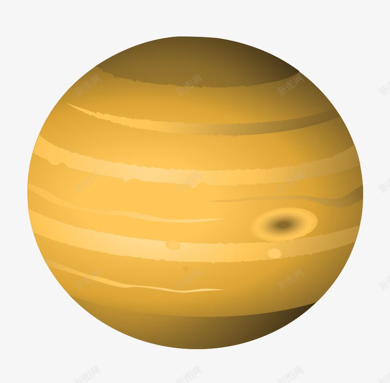星球星系卫星黄色png免抠素材_新图网 https://ixintu.com 卫星 星球 星系