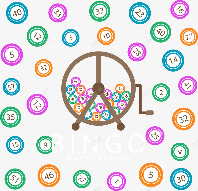 手绘摇号png免抠素材_新图网 https://ixintu.com 大乐透 彩票开奖 手绘 抽奖 摇号 竞彩