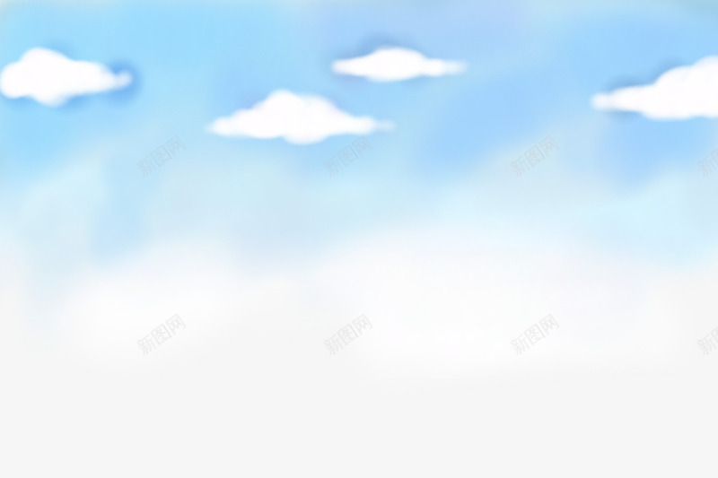 蓝天图片白云png免抠素材_新图网 https://ixintu.com 云朵 卡通 天空 手绘 白云 蓝天