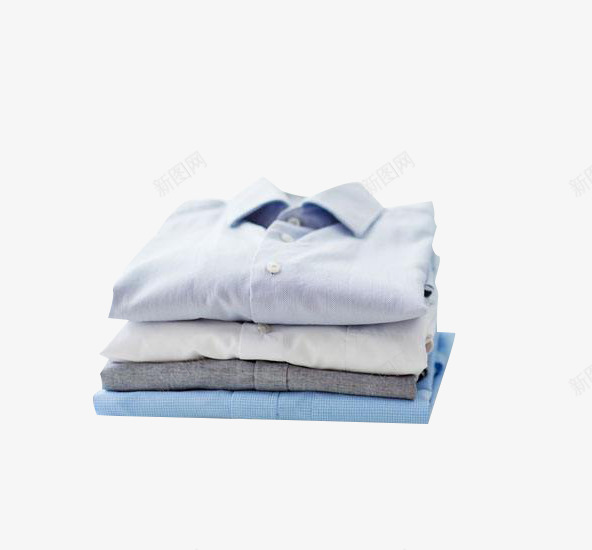叠好的浅色衬衣png免抠素材_新图网 https://ixintu.com 上新男装 叠好的衣服 服饰 男装 衬衣