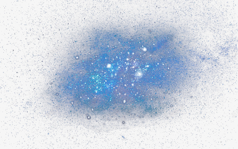 星光点点png免抠素材_新图网 https://ixintu.com 发光 星光 点亮 蓝色 闪光