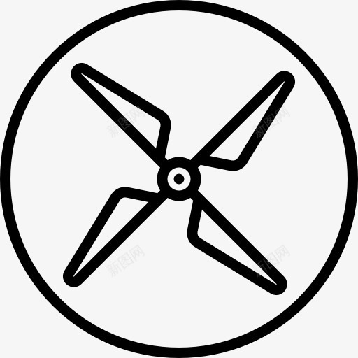 螺旋桨图标png_新图网 https://ixintu.com 叶片 技术 无人机 无人机演出 直升机 航空 飞行