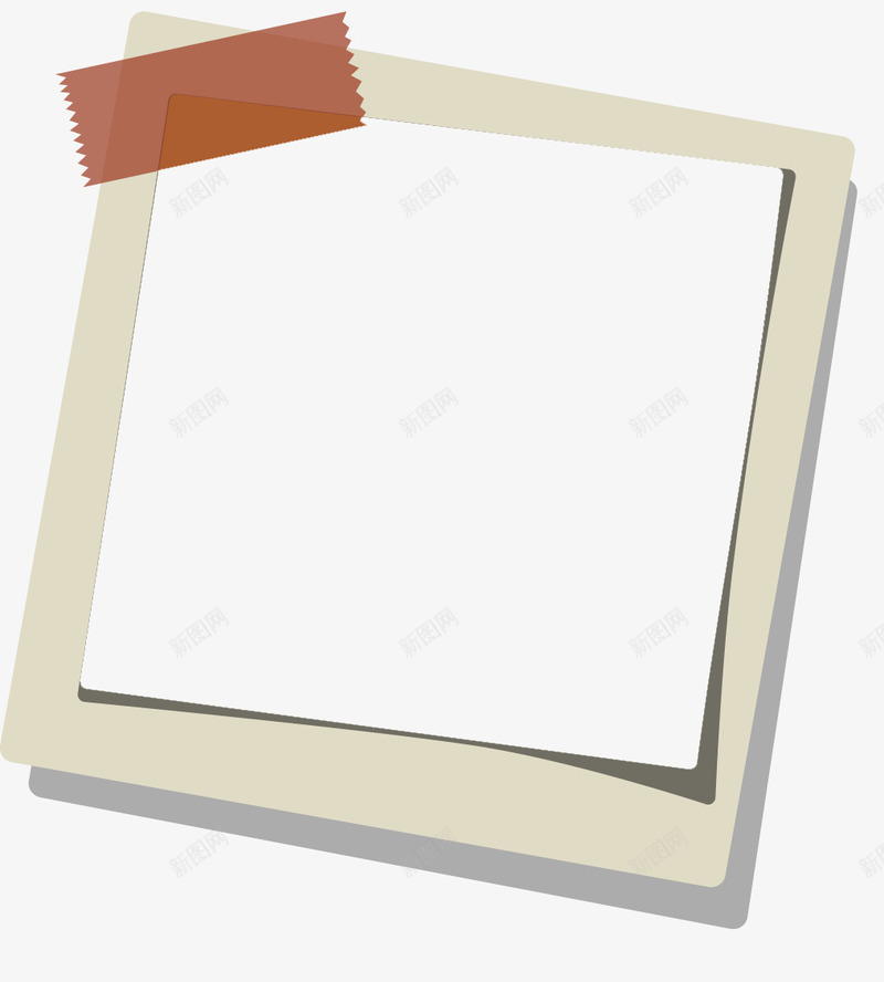 相册边框png免抠素材_新图网 https://ixintu.com 照片框架 画册 相册边框 相框 透明胶带 飘扬框 飘扬边框