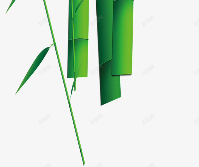 端午节竹子竹叶竹筒png免抠素材_新图网 https://ixintu.com 端午节 竹叶 竹子 竹筒