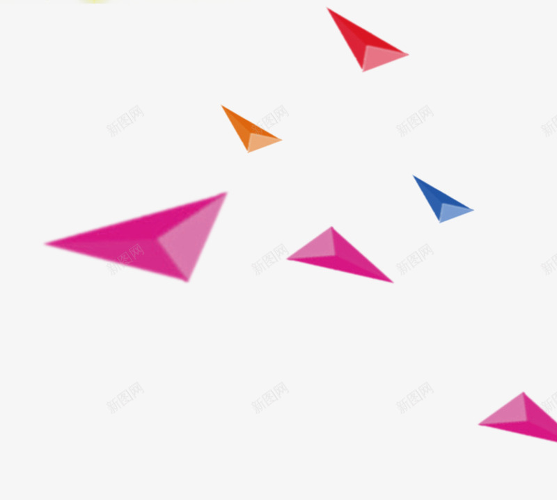 简约三角小碎片png免抠素材_新图网 https://ixintu.com 三角形 几何 棱形 碎片 简约三角