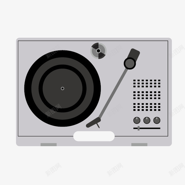 卡通DJ打碟机png免抠素材_新图网 https://ixintu.com DJ打碟机 卡通打碟机 舞台摆设 酒吧摆设