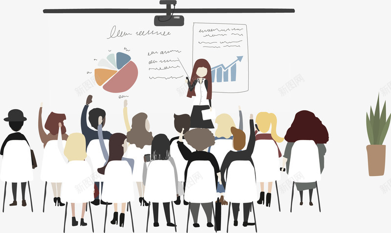 商务风公司多人会议矢量图ai免抠素材_新图网 https://ixintu.com 会议 公司会议 商务会议 商务风 多人会议 矢量png 矢量图