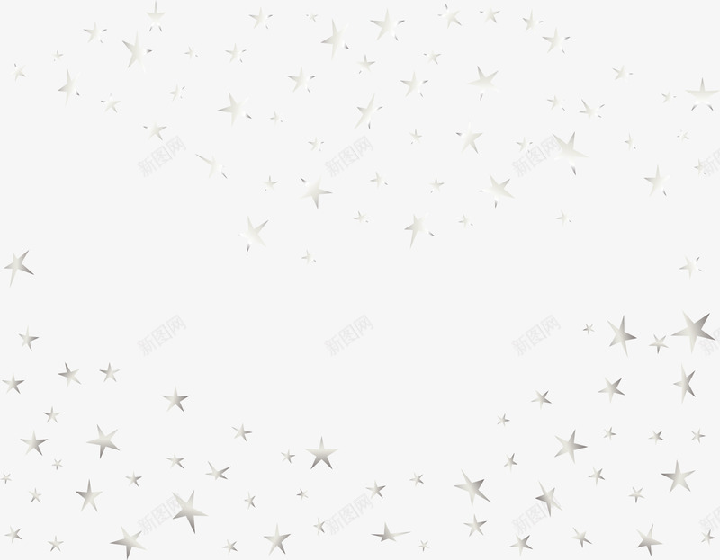 黑色闪耀星星png免抠素材_新图网 https://ixintu.com 星星 星空 背景 边框纹理 闪耀 黑色
