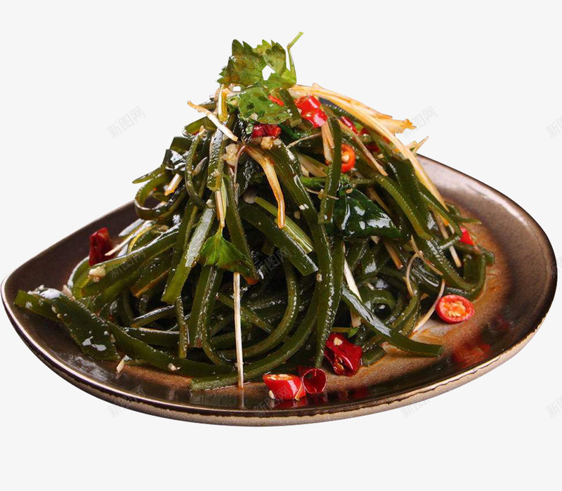 酸辣金针菇凉拌海带丝png免抠素材_新图网 https://ixintu.com 凉拌海带丝 剁椒 爽口凉菜 酸辣海带丝 金针菇 风味小菜