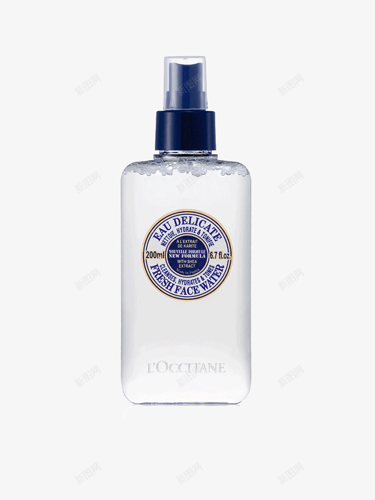 乳木果系列卸妆保湿水png免抠素材_新图网 https://ixintu.com 产品实物 化妆品 卸妆保湿水 欧舒丹 美妆
