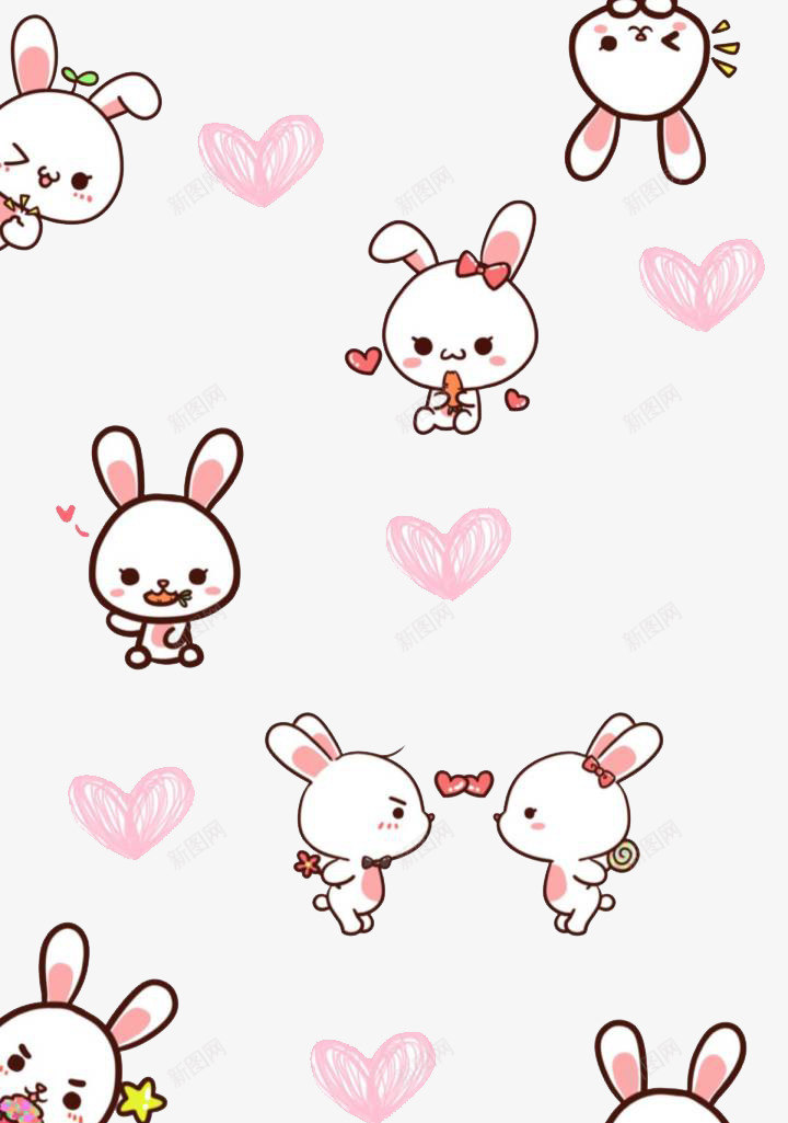 卡通壁纸psd免抠素材_新图网 https://ixintu.com 卡通 卡通壁纸 可爱 壁纸 平面