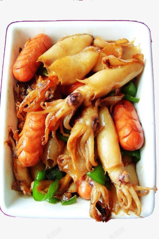 蚝油笔管鱼png免抠素材_新图网 https://ixintu.com 中国 海鲜 笔管鱼 美食 耗油