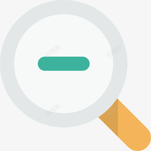 缩小图标png_新图网 https://ixintu.com UI 侦探 变焦 工具和器具 搜索 放大镜 缩小