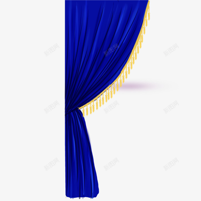 半边的蓝色帷幕psd免抠素材_新图网 https://ixintu.com 半边的 帷幕 舞台红布 蓝色 蓝色帷幕