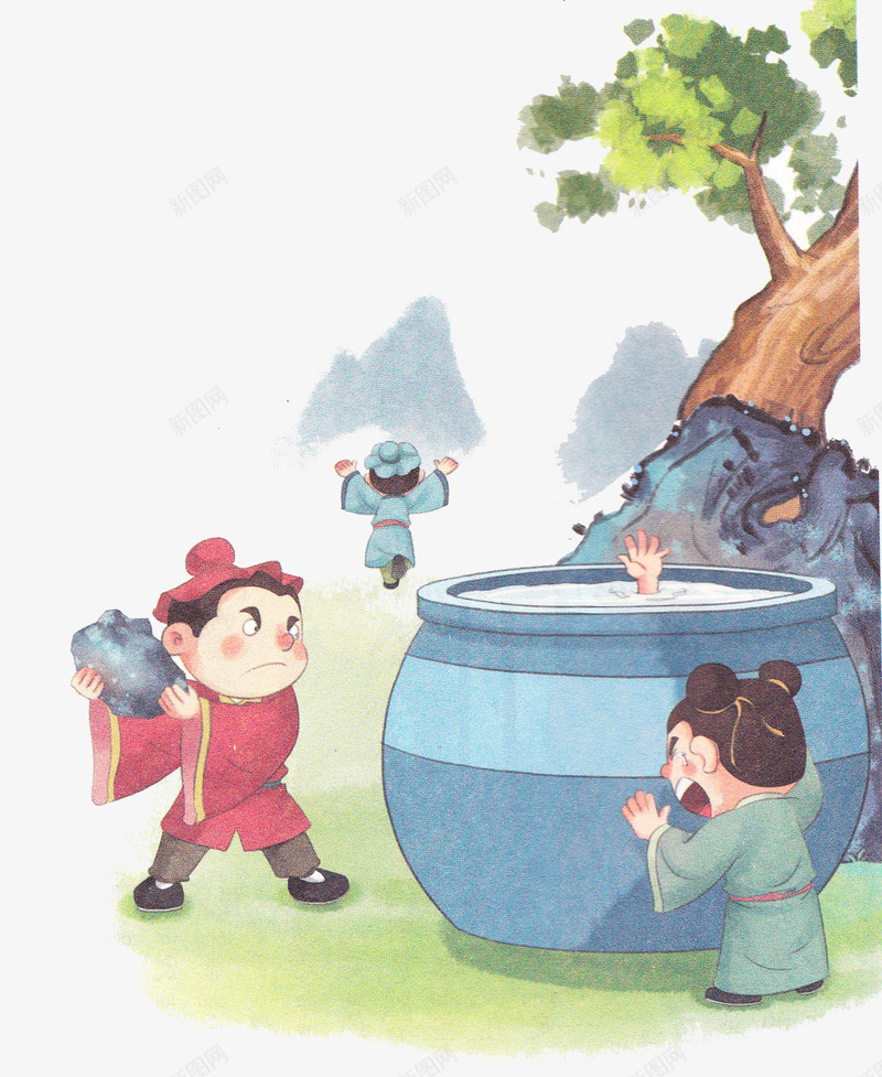 论语人物插画png免抠素材_新图网 https://ixintu.com 免扣 司马光砸缸 墙绘 彩图 插图 插画 论语 论语人物插画 论语插图