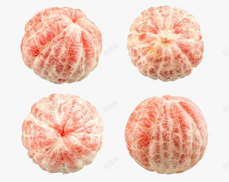 剥皮柚子png免抠素材_新图网 https://ixintu.com 剥皮柚子 实物 有机食品 果肉 柚子 热带水果 红心柚子