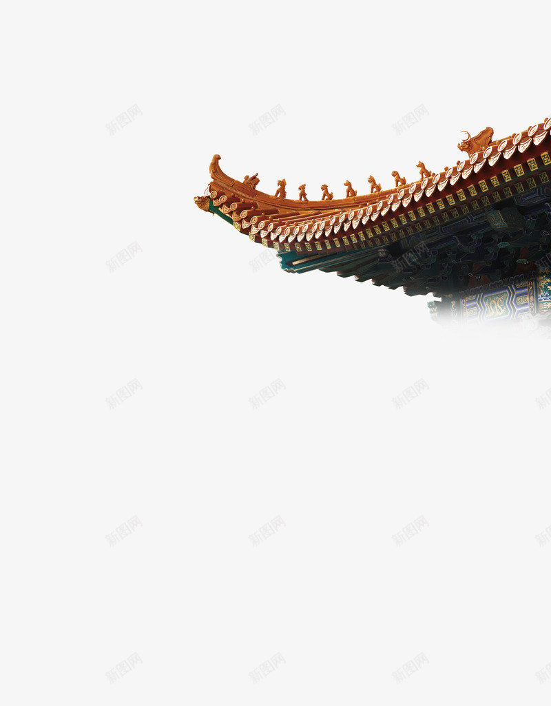 北京旅游宫廷屋檐装饰png免抠素材_新图网 https://ixintu.com 北京 宫廷 屋檐 屋檐插画 旅游 装饰
