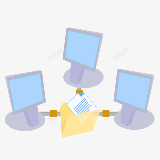 ModernXP59网络共享文件夹图标png_新图网 https://ixintu.com folder modernxp network shared 共享 文件夹 网络