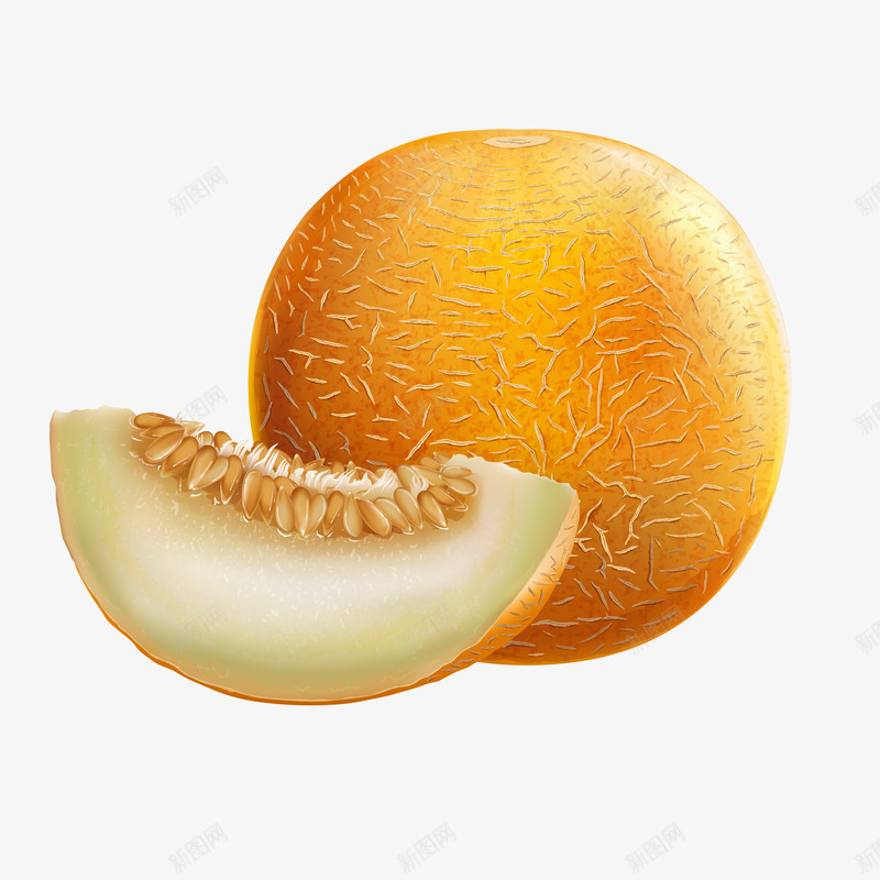 卡通手绘水果装饰海报哈密瓜png免抠素材_新图网 https://ixintu.com 卡通水果 哈密瓜 小清新装饰 文艺插画 杂志插画 水果 水果手绘