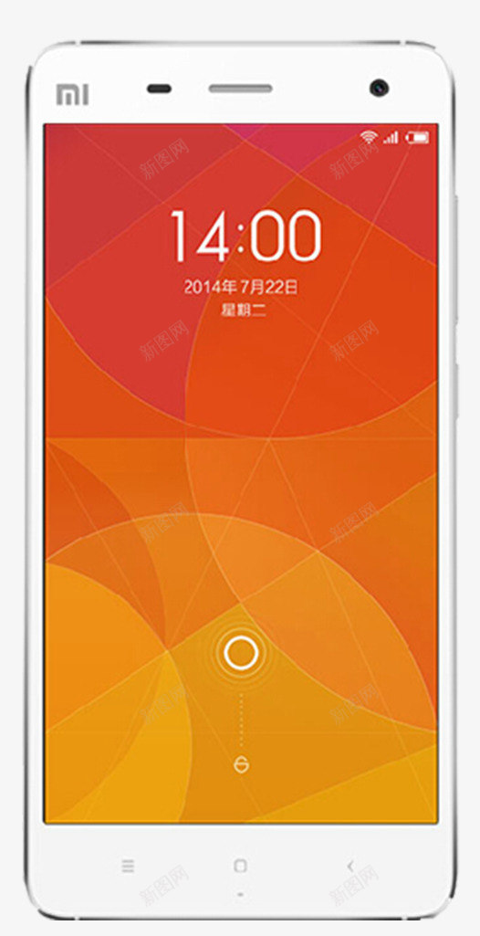 小米4手机模型图png免抠素材_新图网 https://ixintu.com 小米手机通讯设备数码产品智能手机