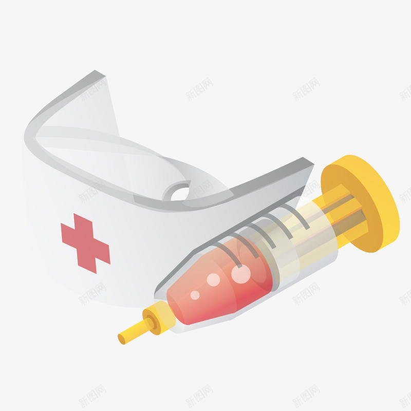 医疗口罩与打针png免抠素材_新图网 https://ixintu.com 医疗 医疗口罩 口罩 打针 针
