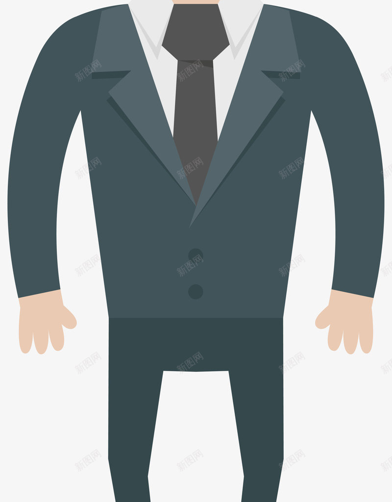 职场男人人物插画png免抠素材_新图网 https://ixintu.com 人物插画 光头男人 开心 职场人物 职场男人