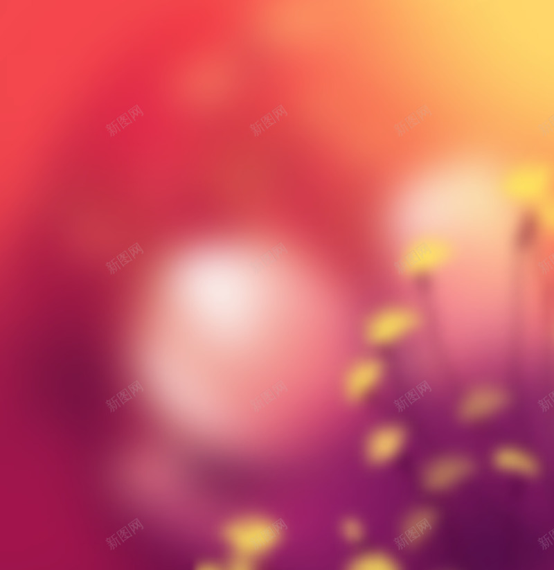 暖色调晕染下的换色鲜花png免抠素材_新图网 https://ixintu.com 晕染 暖色调 鲜花
