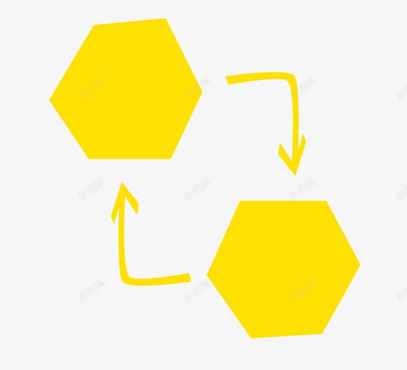 黄色扁平简约分析图png免抠素材_新图网 https://ixintu.com PPT元素 分析图 分析图ps 思维 思维导图 扁平化 数据分析 简约 组织 结构 黄色