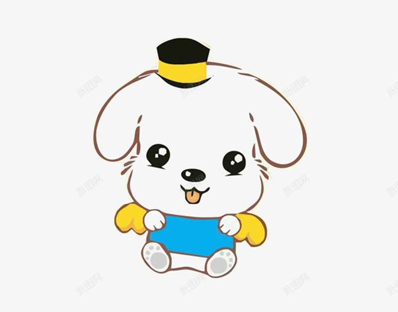 可爱的狗png免抠素材_新图网 https://ixintu.com 动物 单身汪 卡通 可爱的狗 小白色 手绘 汪 狗