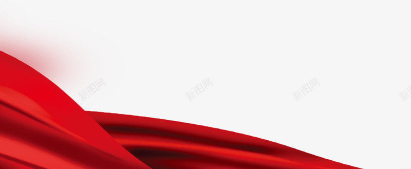 红色丝绸布png免抠素材_新图网 https://ixintu.com 丝绸 喜庆 新年 红布 飘舞