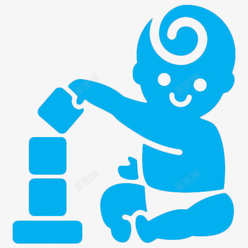 宝宝堆积木简图png免抠素材_新图网 https://ixintu.com 卡通 宝宝 宝宝堆积木 宝宝笑 母婴 玩具 简图 萌宝