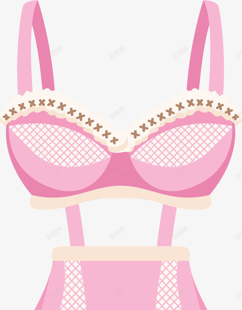 网眼潮流性感内衣png免抠素材_新图网 https://ixintu.com 内衣 女士内衣 性感 时尚内衣 潮流内衣 潮流抹胸