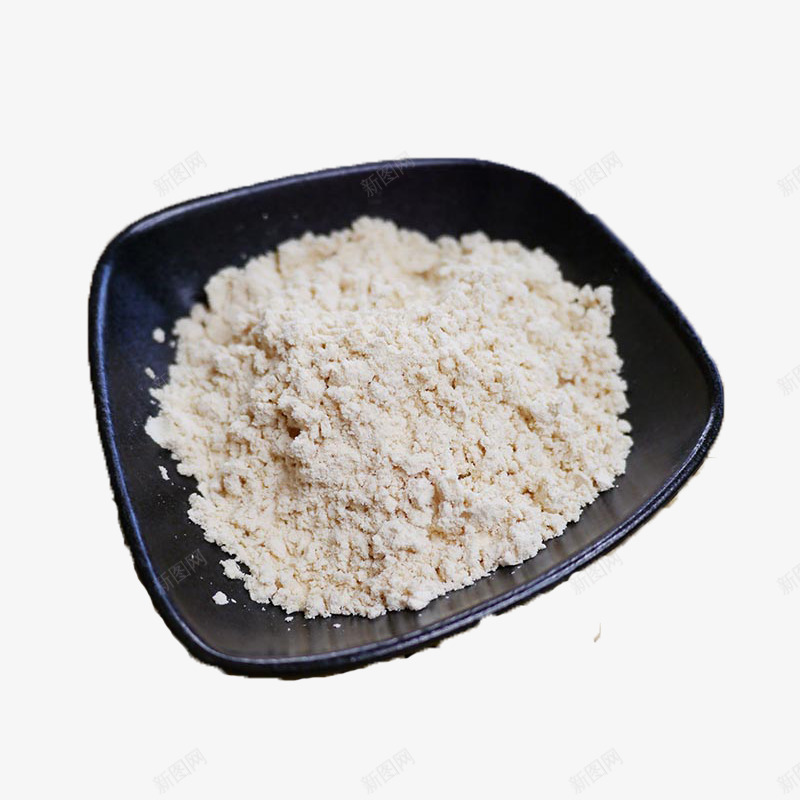 黑色碗里的的黄豆粉png免抠素材_新图网 https://ixintu.com 一个黑色的碗 小碗 有食欲的 美味的黄豆粉 香香 黄色的大豆粉 黄豆粉