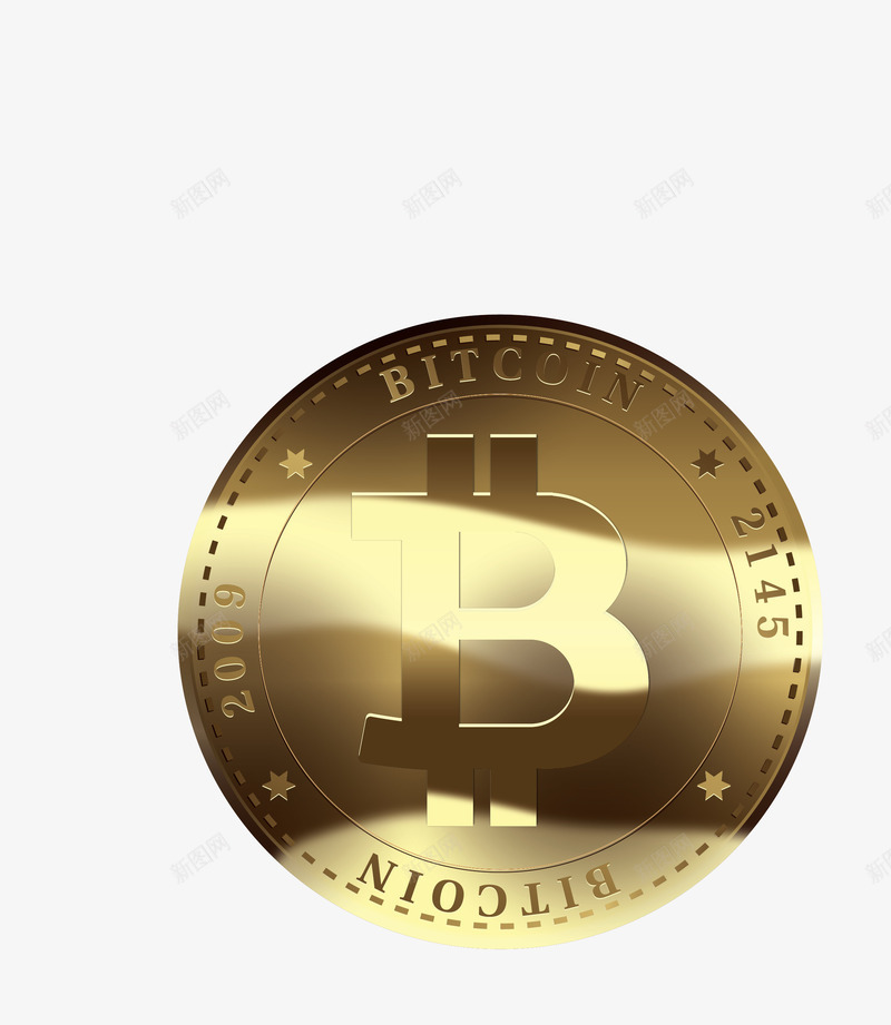 金铜色挖币比特币矢量图ai免抠素材_新图网 https://ixintu.com 互联网 挖币 比特币 矢量png 网络挖币 金色比特币 矢量图